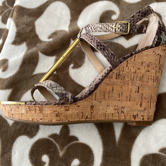 Dolce Vita Womens Snake Print Wedge Sandals - Picture 9 of 12